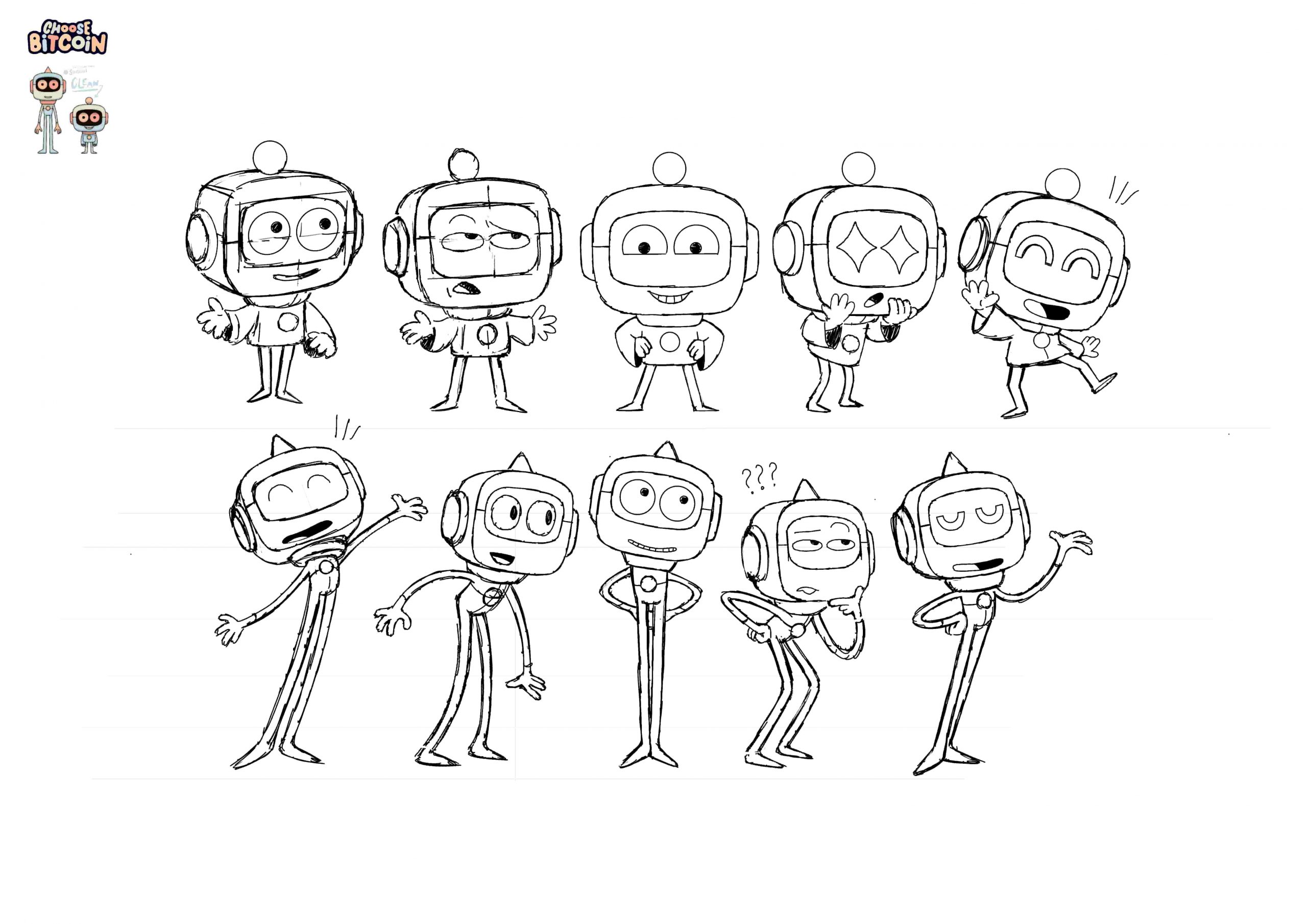dessin robot btc